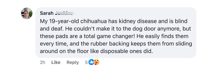 Customer comment