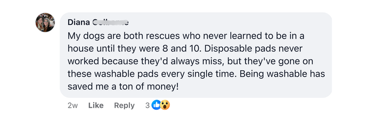Customer comment