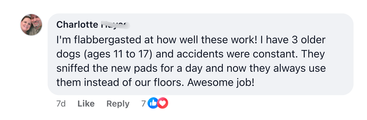 Customer comment